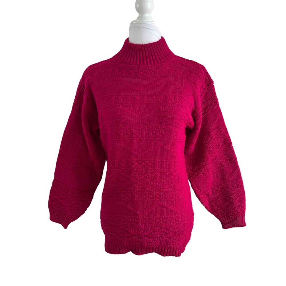 Liberty knit mock neck sweater